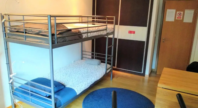 Кровать в общем номере Lupulex Guesthouse