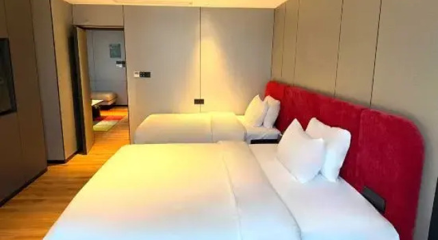 Двухместный люкс Deluxe с видом на город Dreamland Hotel (Shantou MixC Store）