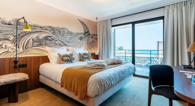 Двухместный номер Comfort с видом на море Hôtel Roz Marine Thalasso Resort