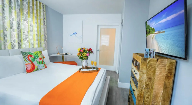 Двухместный люкс c 1 комнатой Seaside All Suites Hotel