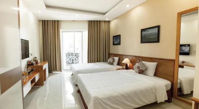Семейный номер Deluxe с видом на город Halong Seoul Hotel