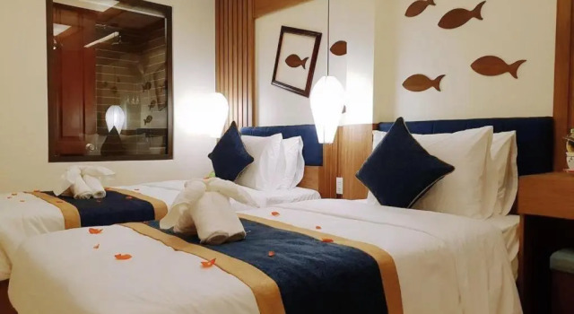 Двухместный номер Deluxe с балконом и с видом на город Southern Hotel Hoi An