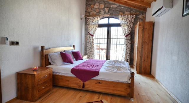 KAY2500 Villa Ferah1 2 Bedrooms, Забронировать Вилла Отели Каякей с бассейном, Бассейн