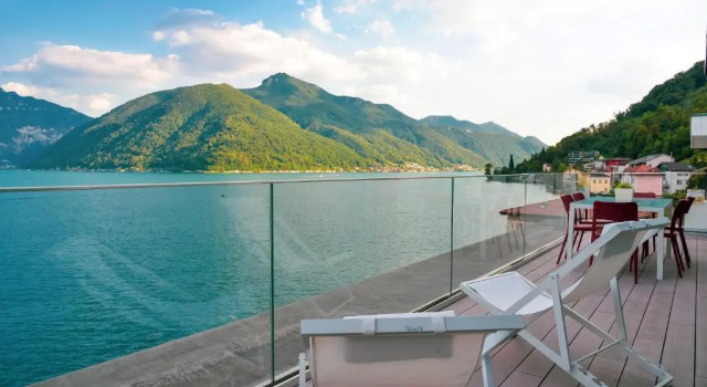 Апартаменты Lakeview Motta Penthouse in Melide