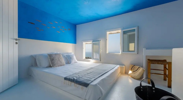 Вилла с 4 комнатами с видом на море Venti Villa Naxos