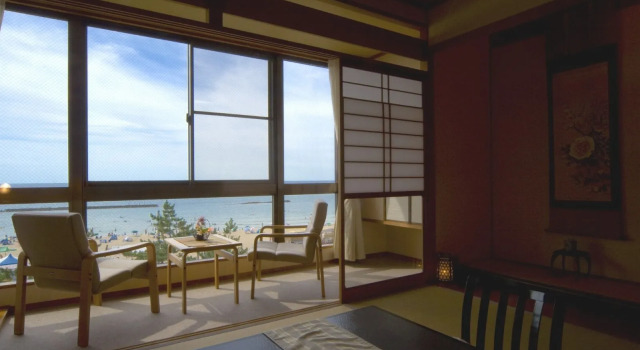 Standaard kamer uitzicht op de oceaan Hotel Ichiboukan