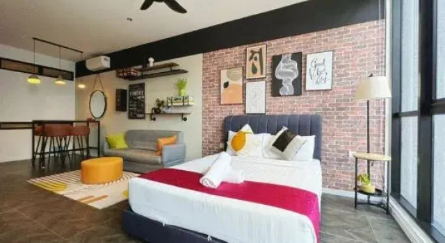 Двухместный люкс с видом на город Scarletz Twin Tower Facing Suites