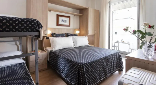 Четырёхместный номер Standard Hotel Baltic Rimini
