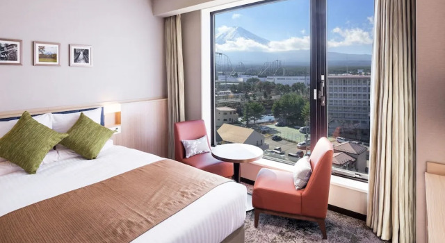 Двухместный номер на верхнем этаже Standard с видом на Фудзи HOTEL MYSTAYS Fuji Onsen Resort
