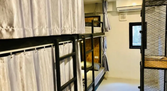 Кровать в общем номере Zleepingpills Aonang Krabi