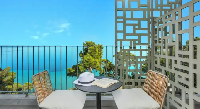 Двухместный номер Superior с балконом и с видом на море Elies 33 Bio Retreat