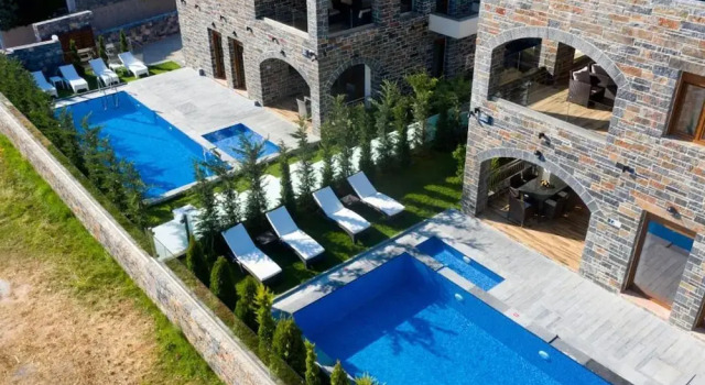 Вилла Turtulli Castle Stone Villa 2 - Private Pool Oasis