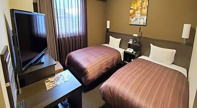 Двухместный номер Deluxe Hotel Route-Inn Hita Ekimae