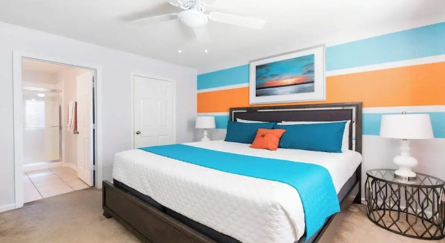 Windsor Hill 6BR South-facing Pool/Spa Near Disney, Забронировать Дом для отпуска Отели Селебрейшн с парковкой, рядом с Mystic Dunes Golf Club, Парковка