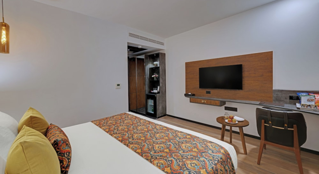 Кровать в общем номере Hays AIR By Ahuja Residences - Golf Course Ext Road & Sector 51