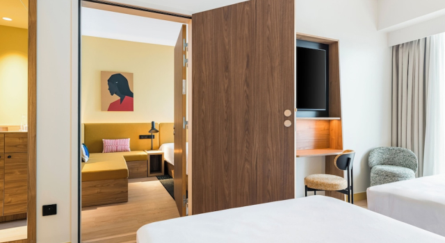 Двухместный семейный номер Standard Hampton by Hilton Bordeaux Merignac Airport