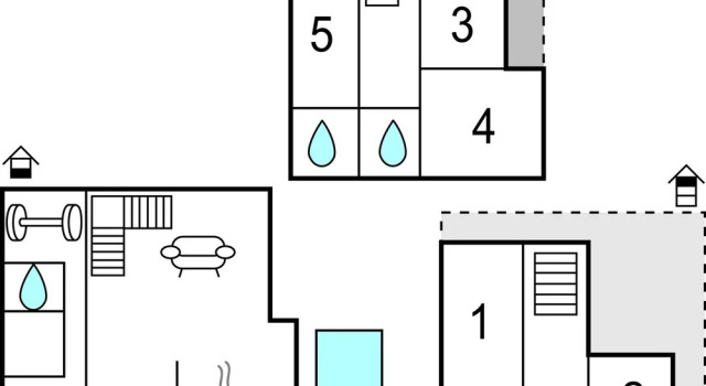 Nice Home in Sibenik With Sauna, 5 Bedrooms and Heated Swimming Pool, Забронировать Дом для отпуска Виллы Шибеник, рядом с Частный Пляж «Ярам Апартментс», Вилла