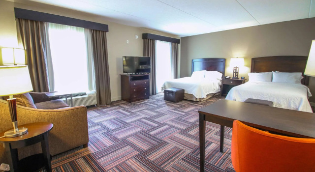 Четырёхместный люкс Hampton Inn & Suites Flowery Branch