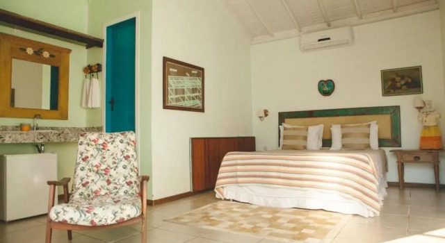 Люкс с балконом Pousada Casa do Ceo