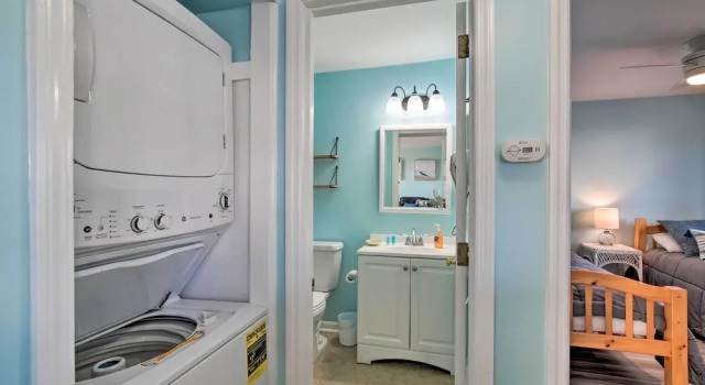 Walk to Shore! Ocean-view Condo in Carolina Beach