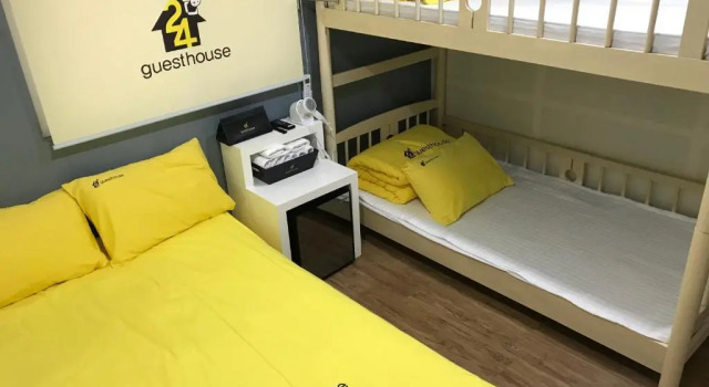 Четырёхместный номер Standard 24 Guesthouse Jeonju