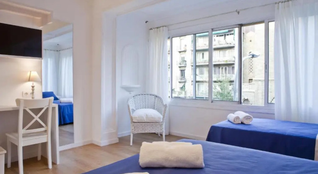 Трёхместный номер Blue Barcelona