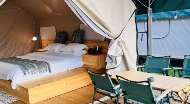 Место под палатку с видом на закат Liping Zhaoxing Sunset Valley Campground
