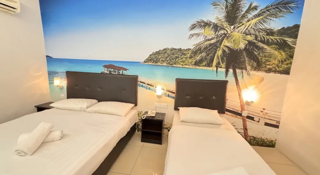 Трёхместный номер Deluxe с балконом Best View Hotel Sunway Mentari