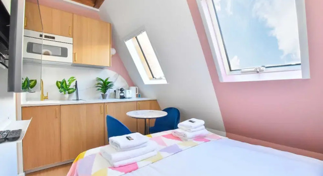 Charming Studio for 2 People, Забронировать Апарт-отель Апарт-отели Парижа, Апарт-отель
