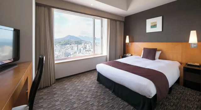 Одноместный номер Deluxe Hotel Nikko Oita Oasis Tower