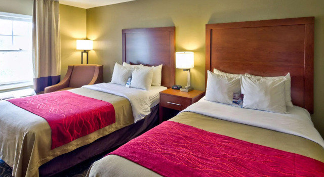 Четырёхместный номер Standard Comfort Inn Brunswick