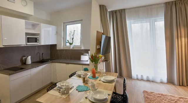 Апартаменты c 1 комнатой с видом на море Apartamenty Aquamarina Onyx - visitopl