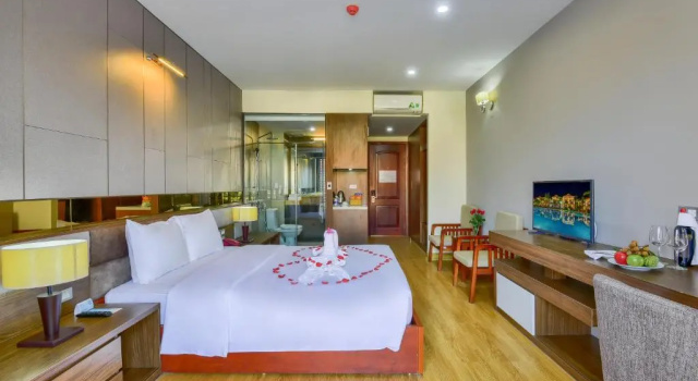 Двухместный номер Standard с видом на бассейн MANLI Resort Quảng Bình