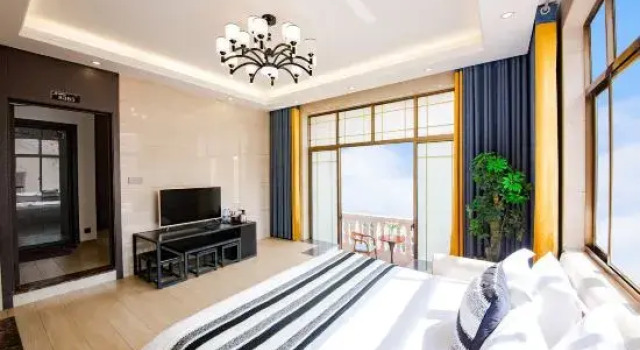 Люкс Mengjiao Island Lanjing Homestay (Lianchi Ao Beach Store)