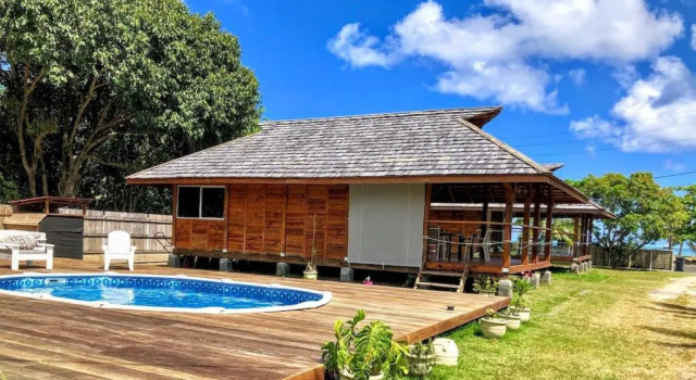 Raiatea - Nautilus Bungalow Pool, Prenota Hotel Hotel a Raiatea con piscina, Piscina