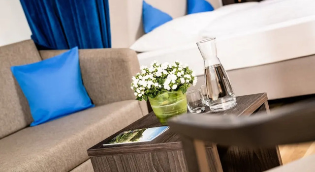 Номер Standard Цокольный этаж с балконом и с видом на сад Hotel Thalhof am See