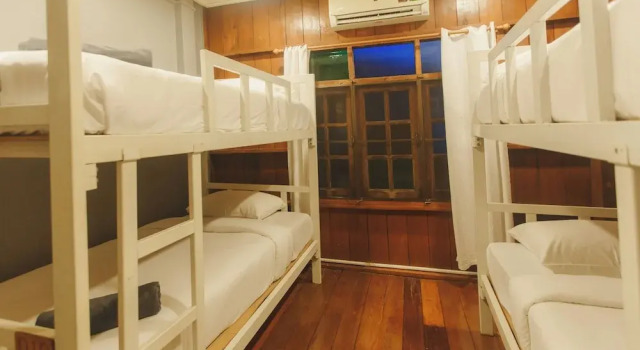 Кровать в общем номере Agga CNX Hostel