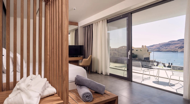 Двухместный номер Deluxe с видом на море Lindos Grand Resort & Spa