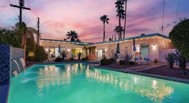Коттедж Vibrant Palm Springs Getaway w/ Pool, BBQ & Modern Design Taylor House by Avantstay