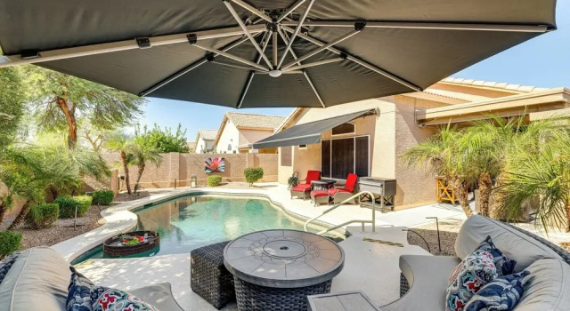 Коттедж 2 Mi to Westworld: Scottsdale Home w/ Heated Pool