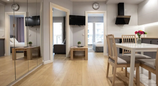 Familie Apartment 2 Schlafzimmer mit Balkon Baltic Apartments