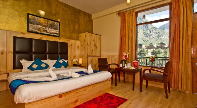 Номер Deluxe с балконом и с видом на горы New Harmony Inn