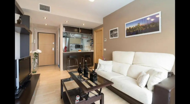Apartamento Playa y Piscina 1-4 Personas, Забронировать Апартаменты/квартира Отели Малаги с бассейном, рядом с Здание Табакалера, Бассейн
