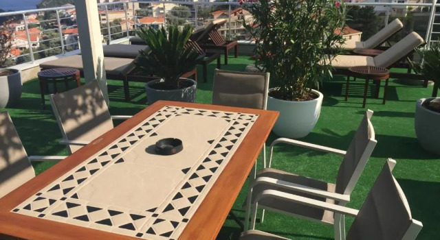 Трёхместный номер Standard с балконом и с видом на море Guest house Villa Slavica