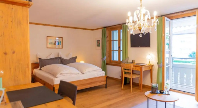 Студия с балконом Gasthof zum Schlüssel La Méridienne Fribourg SA