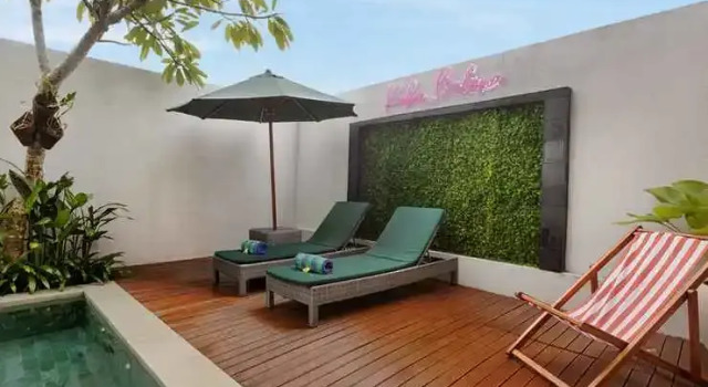 Kubu Belona Canggu, Rezervovat Hotel Hotely v Bali s bazénem, Bazén