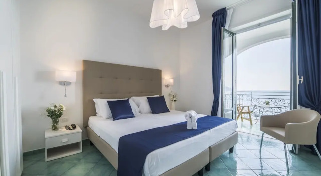 Семейный номер Standard с балконом и с видом на море Hotel Sole