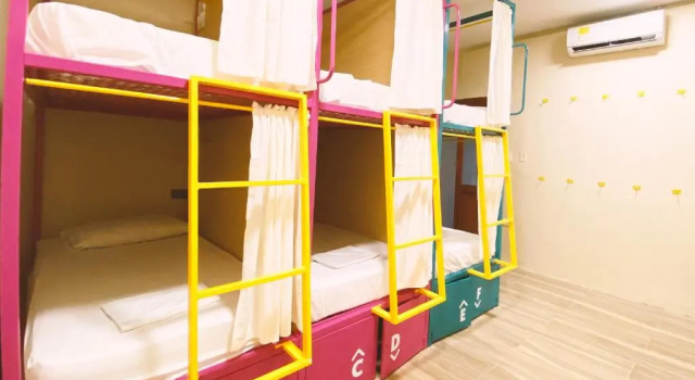 Кровать в общем номере Viajero Cartagena - Centro Hostel