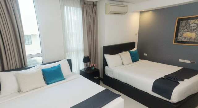 Четырёхместный семейный номер Standard The Upperhouse Hotel Boutique Stay with City & River Views