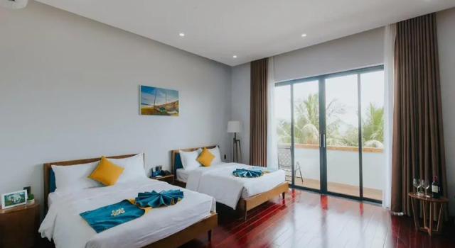 Четырёхместный номер Deluxe Ba Co Boutique Hotel